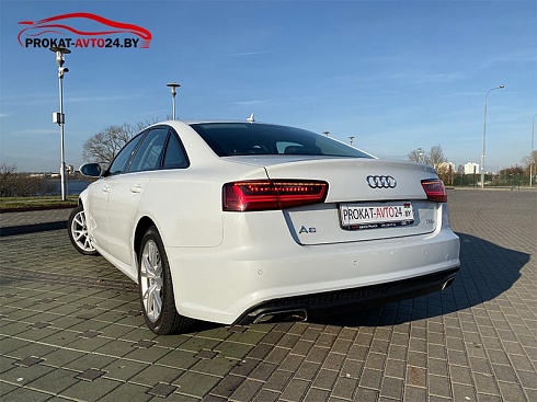 Прокат Audi A6 S-Line белого цвета